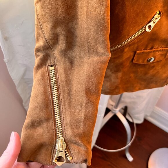 H&M Suede Taupe Jacket - Picture 3 of 7